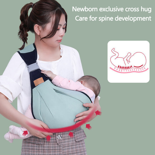 Baby Sling Wrap Carrier – Soft & Breathable Newborn Holder for Hands - Free Comfort