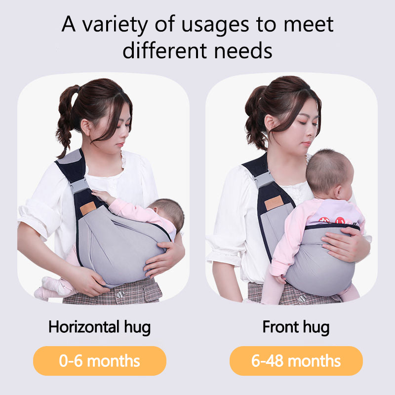 Baby Sling Wrap Carrier – Soft & Breathable Newborn Holder for Hands - Free Comfort