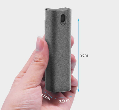 Portable Screen Cleaner Spray with Microfiber Wipe – 10ml Anti-Dust Cleaning Tool