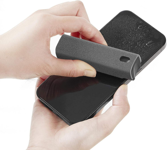 Portable Screen Cleaner Spray with Microfiber Wipe – 10ml Anti-Dust Cleaning Tool