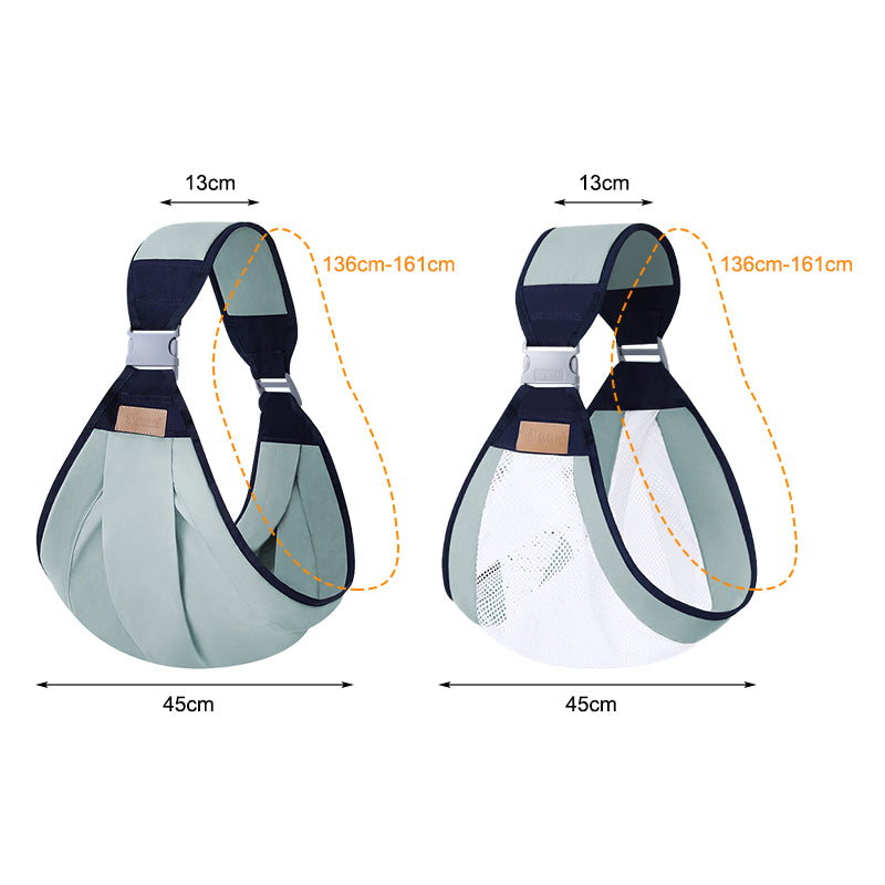 Baby Sling Wrap Carrier – Soft & Breathable Newborn Holder for Hands - Free Comfort