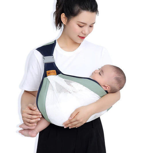 Baby Sling Wrap Carrier – Soft & Breathable Newborn Holder for Hands - Free Comfort