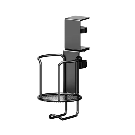 Adjustable Clamp-On Metal Cup Holder – Fits Desks, Beds & More