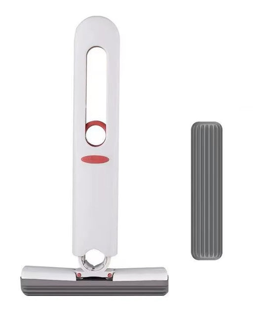 2 x Mini Self-Squeeze Mop – Portable Compact Mop for Kitchen, Bathroom & Travel Cleaning