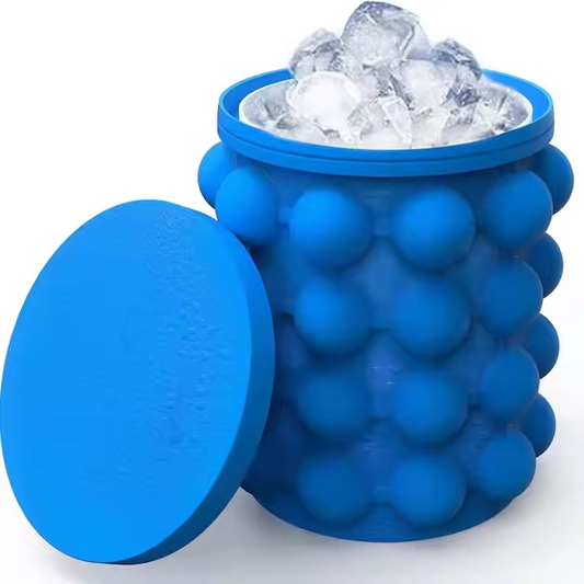 Portable Magic Quick Chill Ice Cube Maker – Flexible Silicone Bucket for Fast Ice Making